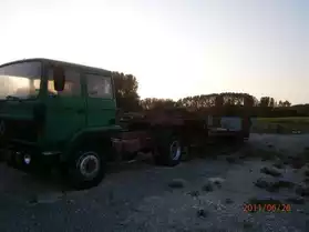 Tracteur+porte engin