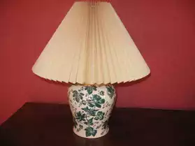 lampe en céramique décorée