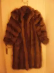 Vend manteau en marmotte