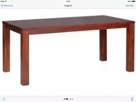 Grande table acacia