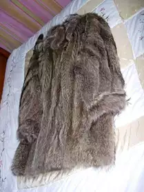 manteau fourrure marmotte