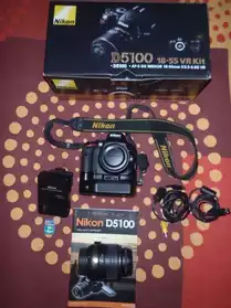 Reflex Nikon D5100 + accessoires