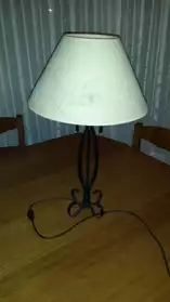 lampe en fer forger