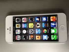 Vends Iphone 5 Blanc débloqué