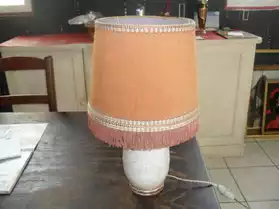 lampe de chevet céramique craquelée