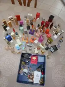 Collection de miniatures de parfum