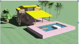 Cause santé villa-piscine au Sénégal