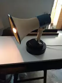 Lampe projecteur artisanale