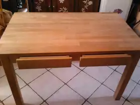 table de cuisine en chêne