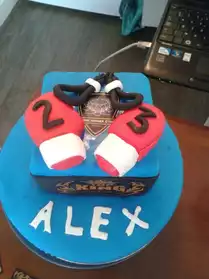 gâteau et animation d'anniversaire