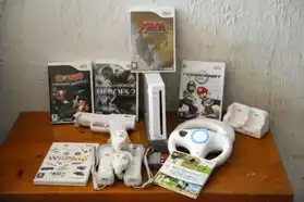 Wii + 6 Jeux + nombreux accessoires