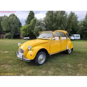 Citroën 2CV6 canard d'été jaune
