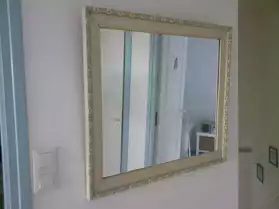 Vends miroir ancien peint à la main