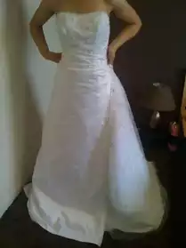 robe de mariée bustier ultra glamour