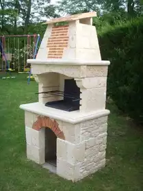 barbecue en pierre reconstituée
