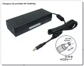 CHARGEUR ORDI PORTABLE HP 18,5v/4.9A