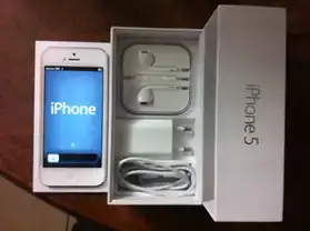 iPhone 5 64go blanc Garantie 2 ans + fac