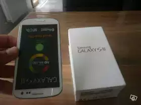 Samsung Galaxy s3 blanc débloqué tout re