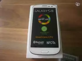 Samsung Galaxy s3 blanc tout neuf