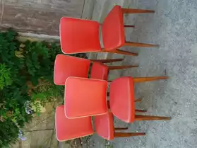 4 chaises vintage
