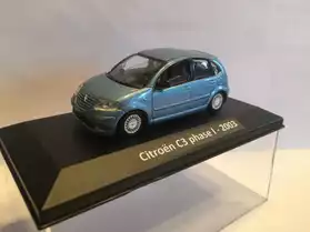 Citroen C3 bleue miniature 1/43
