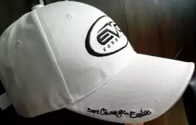 casquette baseball blanche logo EVOFORMA