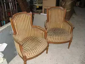 deux fauteuils louis xv