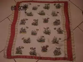 foulard carre en soie