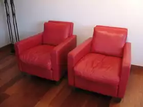 fauteuils cuir