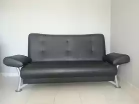 Canapé simili cuir 3 places