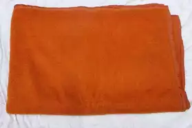 Couverture militaire orange en laine