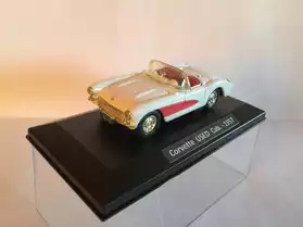 Corvette blanche miniature 1/43