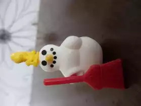 Kinder bonhomme de neige balai