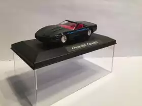 Corvette noire miniature 1/43