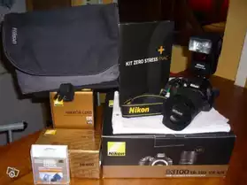 Nikon D3100+18-105+flash sb600+garantie