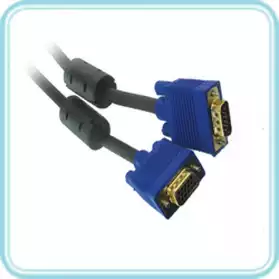 Cable VGA avec ferrites M/M 1m80