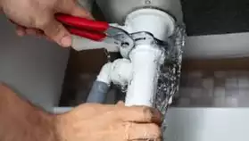 Réparation de fuite d'eau d'urgence