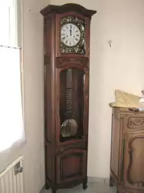 Horloge comtoise merisier massif