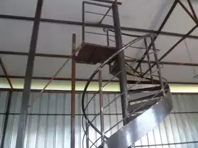 escalier fer forgé