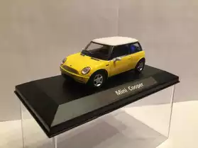 Mini Cooper jaune miniature 1/43