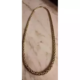 Collier maille palmier Or jaune 18k 750