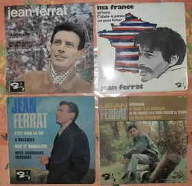4 Vinyls 45 tours Jean Ferrat