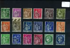 Lot de timbres oblitérés de France FR304