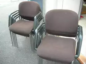 6 fauteuils des années 80
