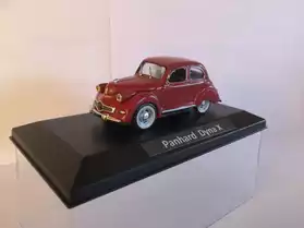 Panhard Dyna X rouge miniature 1/43
