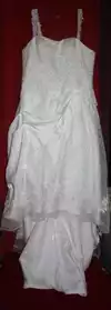 Robe de mariée d'A-linge en satin taille