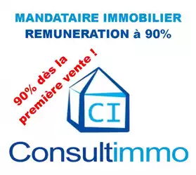 Mandataires immobilier Consultimmo 90%