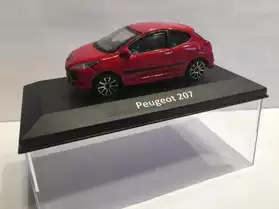 Peugeot 207 rouge miniature 1/43