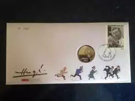 Tintin medaille argent centenaire herge