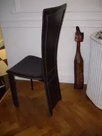 chaise cuir chocolat King